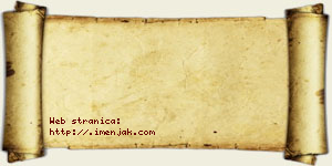 Dina Debeljak vizit kartica